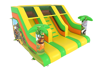 Jungle Slide 2 Lanes 2.05m Plat