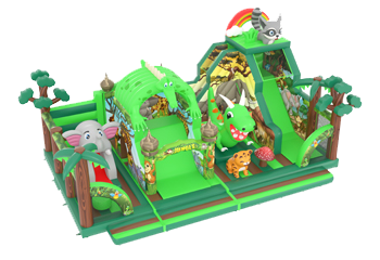 Inflatable Park Jungle Theme 11