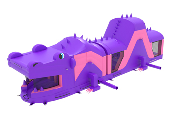 Purple&Pink crocodlie Obstacle 